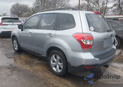 2015 Subaru Forester 2.5I z USA, uszkodzony, nr VIN JF2SJABC5FH429536
